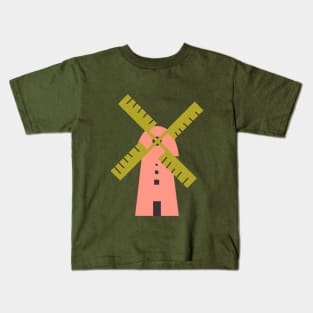 Colorful windmill Kids T-Shirt